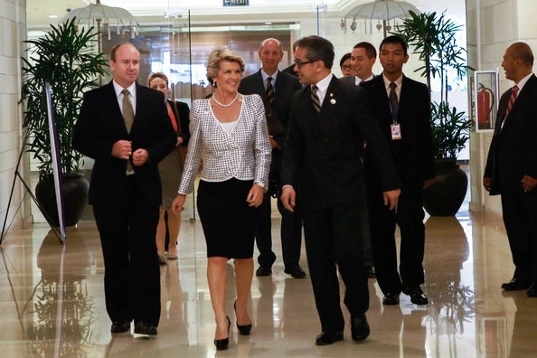 Julie Bishop Temui Marty Natalegawa Bahas Masalah Penyadapan